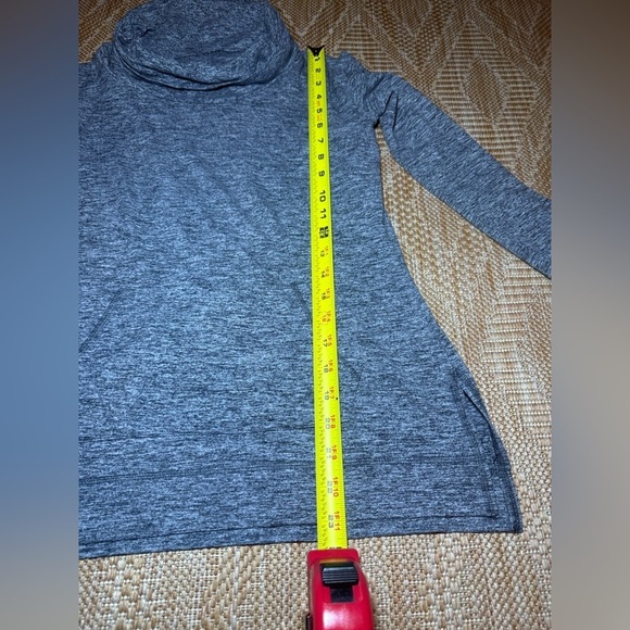 Aerie Just Add Leggings Cowl Neck Pullover Long Sleeve Gray Sweater,Size XS - Picture 7 of 11